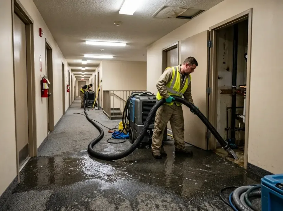 multi-unit-apartment-hallway-f-005 — frequently asked questions, Emergency Burst Pipe Water Extraction & Removal in Palm Spr…
